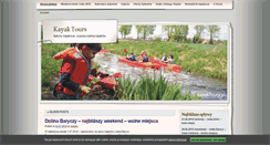 Desktop Screenshot of kayaktours.pl